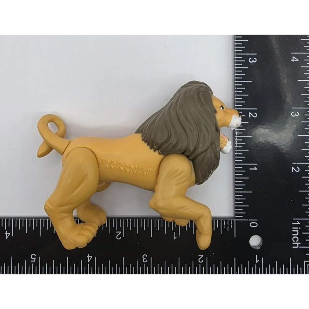 McDonald's Happy Meal Toy‎ Lion Figures 1998 Poseable Disney Lot of 6 Vintage